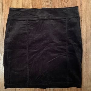 Corduroy HighWaisted Fitted Skirt